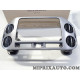 Cadre contour autoradio diffuseur air chauffage ventilation inox alu Volkswagen Audi Seat Skoda original OEM&nbsp;5N0858069JGSN pour 