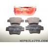 Jeux 4 plaquettes de frein Motrio Renault Dacia original OEM 8671016694 pour citroen C4 peugeot 307