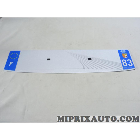 Plaque immatriculation departement 83 TPPR Volkswagen Audi Seat Skoda 