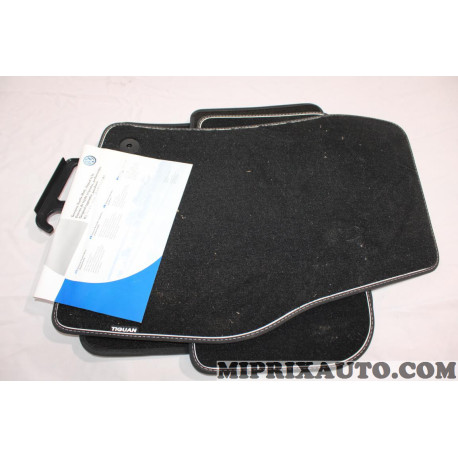 Ensemble 4 tapis de sol sur mesure avant + arriere Volkswagen Audi Seat Skoda original OEM&nbsp;5NB061270WGK pour volkswagen tiguan p