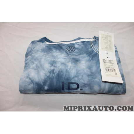 T-shirt tie dye mid blue taille M homme Volkswagen Audi Seat Skoda original OEM&nbsp;11G084200B 