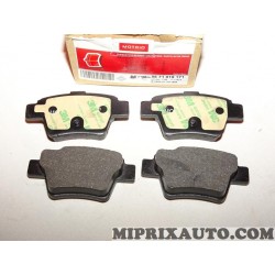 Jeux 4 plaquettes de frein Motrio Renault Dacia original OEM 8671019171 pour peugeot 207
