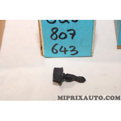 Bouton agrafe fixation revetement Volkswagen Audi Skoda Seat original OEM 6Q0807643 
