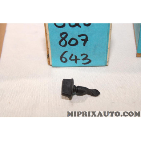 Bouton agrafe fixation revetement Volkswagen Audi Skoda Seat original OEM 6Q0807643 
