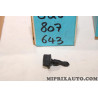 Bouton agrafe fixation revetement Volkswagen Audi Skoda Seat original OEM 6Q0807643