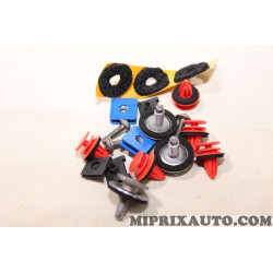 Kit agrafes fixation revetement hayon de coffre Volkswagen Audi Seat Skoda original OEM&nbsp;2GA898533 