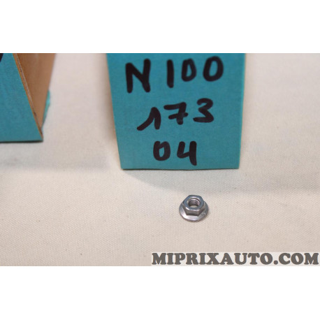 Ecrou fixation usage divers Volkswagen Audi Seat Skoda original OEM&nbsp;N10017304 