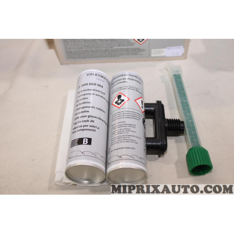 Kit 2 cartouches bicomposants fixation vitre parebrise (DLU 01/2025 sans reclamation) Volkswagen Audi Seat Skoda original OEM&nbsp;D0