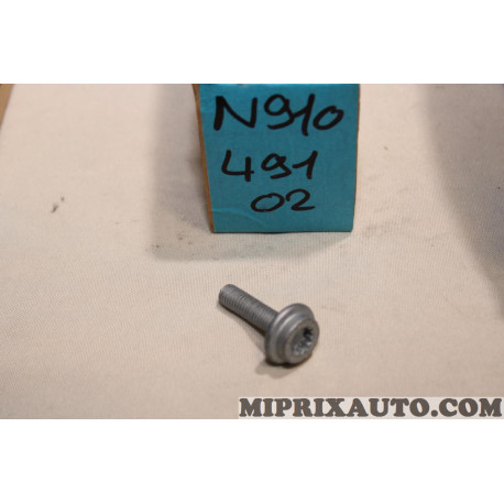 Vis fixation usage divers Volkswagen Audi Seat Skoda original OEM&nbsp;N91049102 