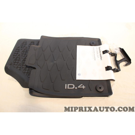 Jeu 4 tapis de sol sur mesure caoutchouc Volkswagen Audi Seat Skoda original OEM&nbsp;11B06150082V pour volkswagen ID4 