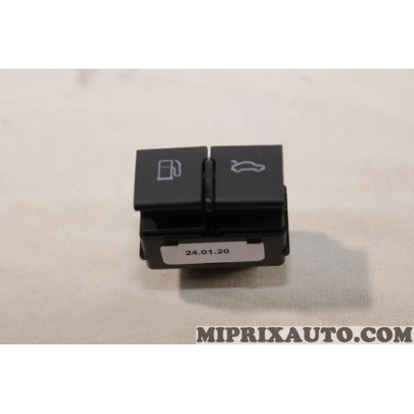Bouton commande ouverture coffre trappe à carburant Volkswagen Audi Seat Skoda original OEM&nbsp;8P0959833A5PR 