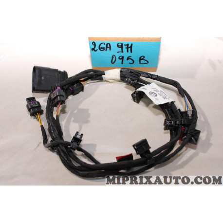 Cable faisceau electrique parechocs Volkswagen Audi Seat Skoda original OEM&nbsp;2GA971095B 