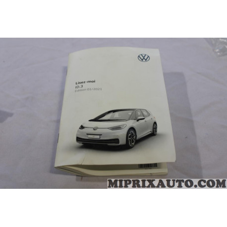 Brochure documentation misez moi Volkswagen Audi Skoda Seat original OEM&nbsp;10A012740AA pour ID3 édition 01/2021 