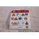 Etiquette information batterie Volkswagen Audi Seat Skoda original OEM&nbsp;12E010006Q 