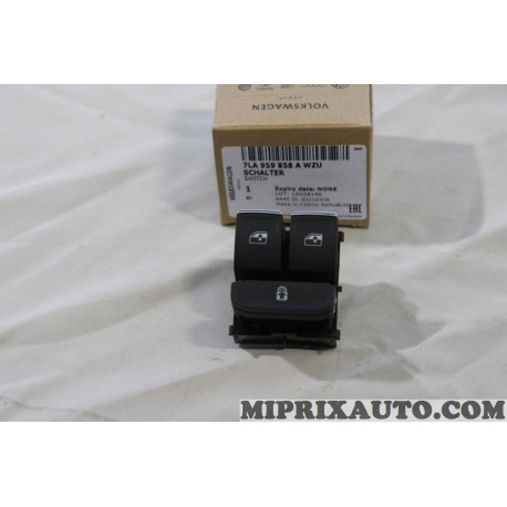 Boutons commande leve vitre electrique Volkswagen Audi Seat Skoda original OEM&nbsp;7LA959858AWZU 