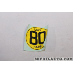Autocollant 80km/h galette roue de secours Ford original OEM 1100647 