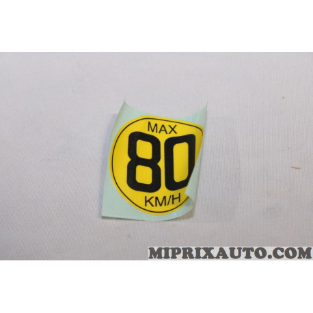 Autocollant 80km/h galette roue de secours Ford original OEM 1100647 