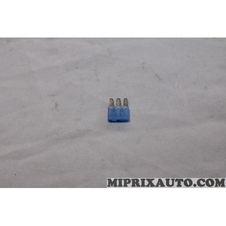 Mini fusible 3 broches 15A bleu Ford original OEM 5218988 DG8T-1A094-RA 