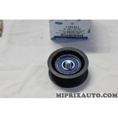 Galet enrouleur courroie accessoire Ford original OEM 1773011 XS7E19A216BD 