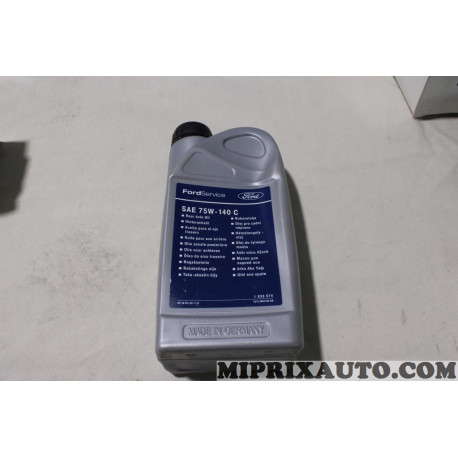 Bidon 1L 1 litre huile pont arriere transmission 75W140C 75 W 140 C Ford original OEM 1836674 7U7JM2C192AB 
