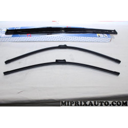 Jeu 2 balais essuie glace souple 750MM + 650MM Ford original OEM 1473406 6M2JS17528AA 