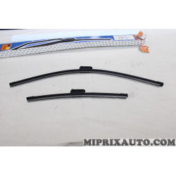 Jeu 2 balais essuie glace souple 600MM + 350MM Ford original OEM 1736916 BS5JS17528AA 