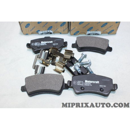 Jeu 4 plaquettes de frein Motorcraft Ford original OEM 1566233 ME6G9J-2M008-FA 