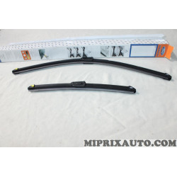 Jeu 2 balais essuie glace souple 600MM + 350MM Ford original OEM 1736916 BS5JS17528AA pour ford ka 