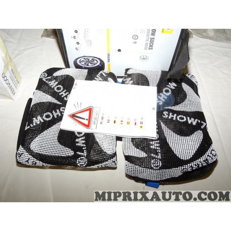 Paire chaussettes neige (voir photo dimension) Renault Dacia original OEM S11 7711578501