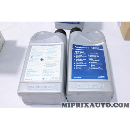1 Bidon 1L 1 litre huile boite de vitesses 75W ISC Ford original OEM 1896955 FU7J-M2C200-AA 