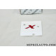 Logo motif embleme ecusson badge monogramme X Fiat Lancia Alfa Romeo original OEM 52096793