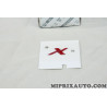 Logo motif embleme ecusson badge monogramme X Fiat Lancia Alfa Romeo original OEM 52096793