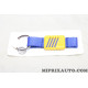 Porte clés bleu et jaune Fiat Lancia Alfa Romeo original OEM 6002351797