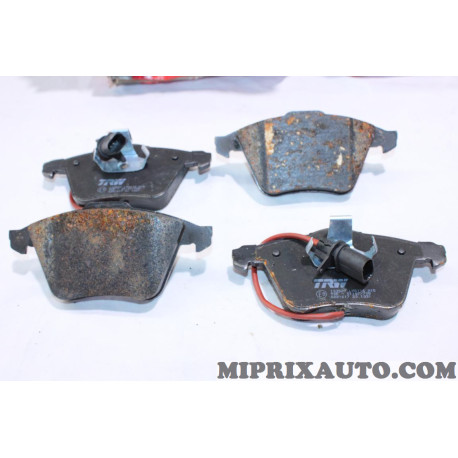 Jeu 4 plaquettes de frein TRW Volkswagen Audi Seat Skoda original OEM GDB1617 pour audi A4 A6 seat exeo (oxydation) 