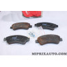 Jeu 4 plaquettes de frein TRW Citroen Peugeot original OEM GDB1463 pour citroen C4 xsara peugeot 206 1007 partner (oxydation)