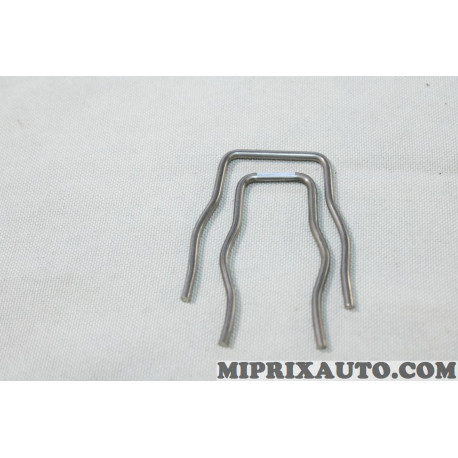 Jeu 2 agrafes clip fixation injecteur carburant Ford original OEM 2128609 DS7Q-9S317-AA 