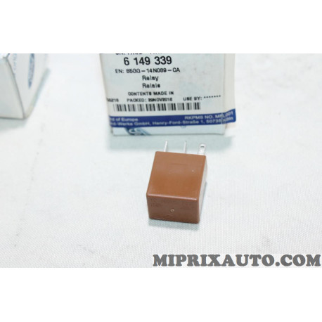 Relais electrique Ford original OEM 6149339 85GG-14N089-CA 
