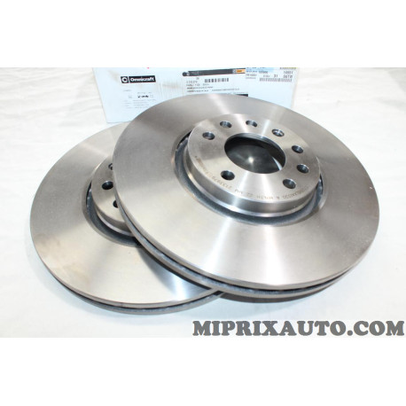 Jeu 2 disques de frein 308mm Omnicraft Opel Chevrolet original OEM 2133979 HAMJ-1125-BXAA pour opel astra G H corsa D E meriva 
