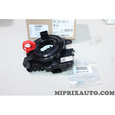 Contacteur airbag centre de volant de direction Volkswagen Audi Skoda Seat original OEM 5K0953569AL pour audi A1 de 2011 à 2018 