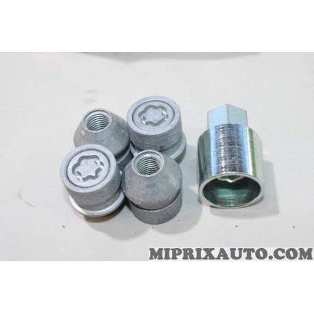 Kit ecrous de roue antivol fixation jante Ford original OEM 1726694 6G92-1A043-AB 