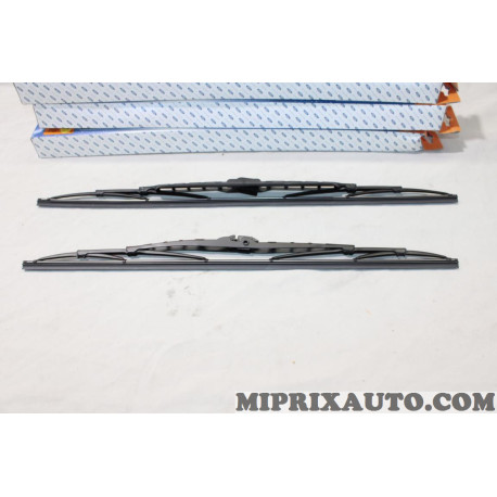 Jeu 2 balais essuie glace standard 550mm + 500mm Ford original OEM 1714582 AS7J-S17528-BA 
