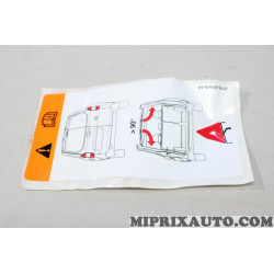 Autocollant avertissement Ford original OEM 1930077 ET76-201A26-AA 