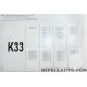 Jeu 2 chaines neige Konig K-summit Volvo original OEM 2004505733 K33 pour roue pneu jante 205/80/13 185/80/14 195/75/14 