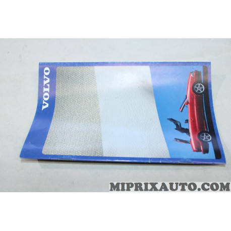 Manuel utilisation documentation entretien textile Volvo original OEM 6767343 