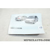 Manuel catalogue documentation conduite et entretien 2009 Volvo original OEM TP10514