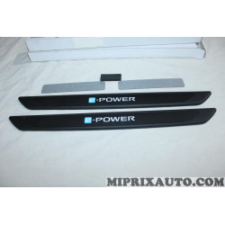 Jeu 2 seuils de porte retroeclairés e-power Nissan Infiniti original OEM KE9676U544 KE967-6U544 pour nissan qashqai J12 