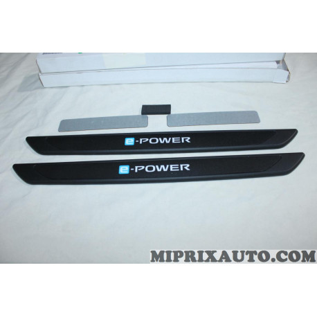 Jeu 2 seuils de porte retroeclairés e-power Nissan Infiniti original OEM KE9676U544 KE967-6U544 pour nissan qashqai J12 