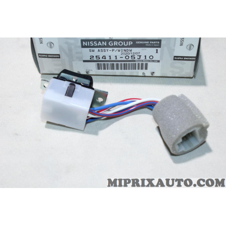 Bouton commande leve vitre electrique Nissan Infiniti original OEM 2541105J10 25411-05J10 