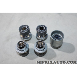 Kit 4 écrous antivol fixation roue jante Nissan Infiniti original OEM KE40989096 KE409-89096 