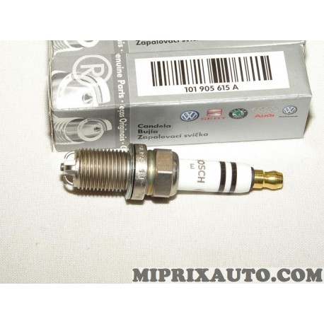 Lot 2 bougies allumage Volkswagen Audi Skoda Seat original OEM 101905615A
